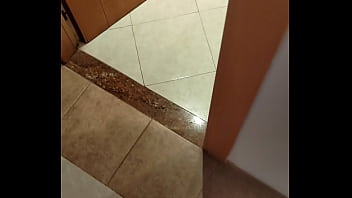 Preview 1 of Spy Came Lesbian - Watch  for my teen stepsister at the hotel room. They caught me and give me a handjob in the shower