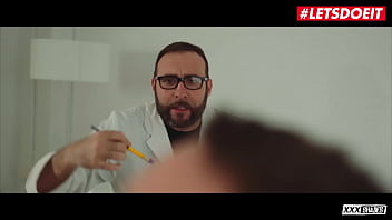 Preview 2 of Ugly Mom Bbc - LETSDOEIT - (Pablo Ferrari,  Evelina Darling,  Nikolas) - Brunette Russian Teen Enjoys Sensual Fantasy Sex With Her Lover