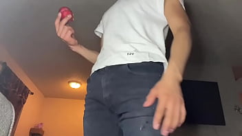 Preview 1 of Smoking Red Head - Beautiful big cock of an 18 year old boy