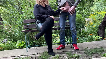 Preview 3 of Sexs Moom Sleep - Naughty MILF is horny enough to do it in public