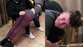 Preview 2 of Tamela Xxx - Teen Boy (19) Spanked for a Lack of Respect
