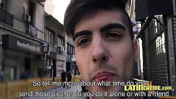 Preview 2 of Indian Girl Stripping In Car - Latin Twink Goes Gay For Pay