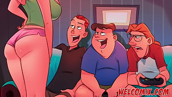 Preview 4 of Fm Song - Gang Bang with Andy&#039_s friends - The Naughty Home