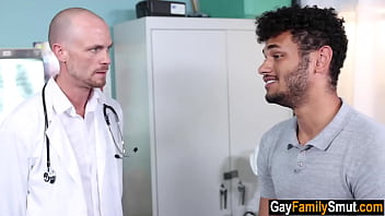 Preview 1 of Bhusy Sex - Black stepson asks doctor stepdad for sex advice