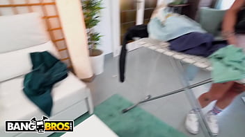 Preview 1 of Sunny Leno 2min - BANGBROS - Tommy Cabrio&#039_s Stunningly Beautiful Maid Roma Amor Going The Extra Mile To Please Her Client