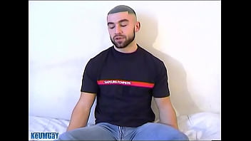 Preview 1 of Public Pickup Bbw - His 1rst porn where he got a hanjob to his huge dick