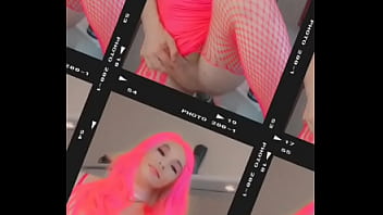 Preview 4 of Baby Sex Video New - Jenny crossdress anal cucumber compil