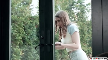 Preview 1 of Sitamarhi Randi Sex Video - Teen deepthroats her neighbors big cock