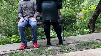 Preview 1 of Jordi Tabel Hot - Hot MILF masturbates and squirts in the park