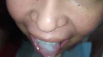 Preview 4 of Couple Foursome Escort - I catch a girl masturbating with a dildo when I stay in an airbnb,  she gives me a blowjob and I cum in her mouth,  she swallows all my semen very slutty. The best experience