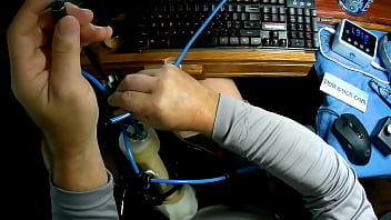 Preview 4 of Moe Hay Ko Xnxx Download - Poyostick Milking Kit with a Venus 2000 and a Fleshlight Universal Launch