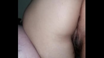 Preview 3 of Pained Big Caiep - My wife showing me her big ass and hairy pussy