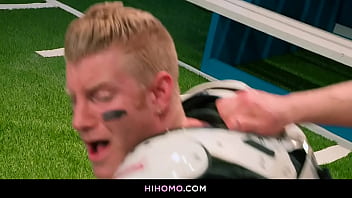 Preview 4 of Boy Twink Gay - Beefy players enjoys gay anal after practice - Johnny V and Aaron Savvy