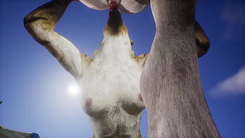 Preview 1 of Grandpha Dex - Hyena and Wolf make each other squirt - Wildlife