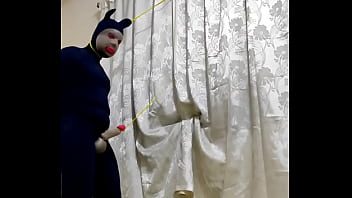 Preview 2 of Babi Ki Ch - Zentai human animal penis bondage bdsm femdom