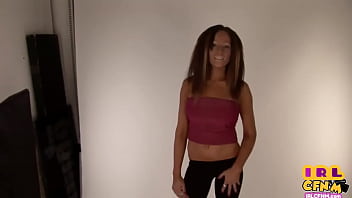 Preview 3 of Nude Female Slave Auction - Busty bigboobs babe sucks and gets fucked after shooting