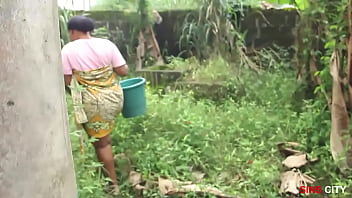 Preview 1 of Wild Porm - My neighbor&#039_s wife loves to bath outside near the local well,  she&#039_s so hot