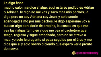 Preview 2 of Blackmail My Real Cousin - Video Relato Repartidor de Uber Eats me coge