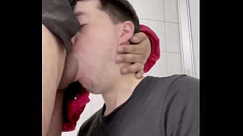 Preview 3 of Sani Lion Xis Video - Sucking the security guard