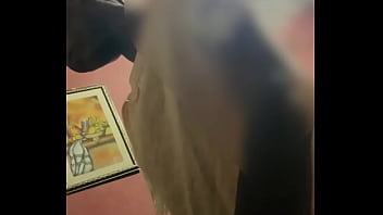 Preview 1 of Hard Fuck Caught - African hungry maid sucking and devouring my big black dick on camera  .