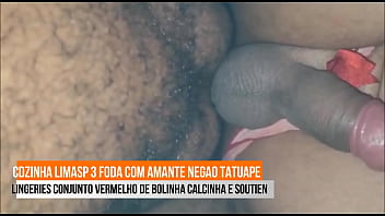 Preview 1 of Sweet And - CdzinhaLimaSp dando para amante negao tatuape com o conjutinho calcinha e soutien vermelho de coracao achado 23082022
