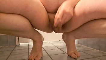 Preview 1 of Chester Son - All Naked in Public Restroom at Work