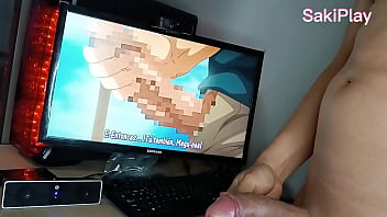 Preview 4 of Hairy Granny Boy Fucking - Despu&eacute_s de la escuela chico caliente se masturba viendo hentai jerk off se corre un mont&oacute_n de esperma
