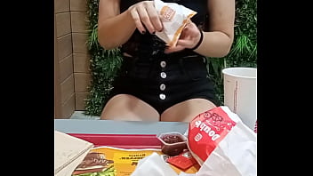 Preview 4 of Virgina Sax - Spitting in her chips