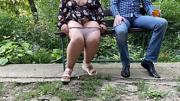 Preview 4 of Aisha Interracial - Sexy MILF with gorgeous legs pisses into a glass and gives it to a stranger
