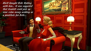 Preview 4 of Pakistani Xxxnxx Faking Vedio - SIMS 4: Gone With The Winds - a Parody