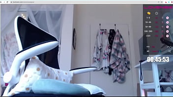 Preview 2 of Grandma Son Boy His Classic - brunette masturbates hairy pussy with hitachi