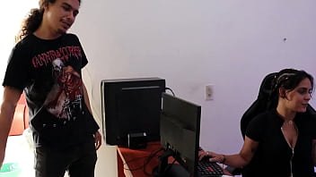 Preview 1 of Ambedkar Nagar Up Hotel Sex - MI JOVENCITA HERMANASTRA CACHONDA ME OFRECE UNA DELICIOSA MAMADA DE POLLA CASERA PARA LUEGO FOLLARMELA - PORNO EN ESPANOL