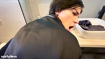 Preview 3 of Black Teen In Walk Thought House - She woke up with Dick in her pussy and it ended up with nasty Creampie