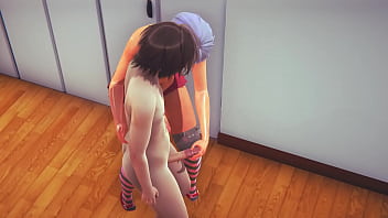 Preview 1 of Fucking Sucknf - Yaoi Femboy - Alu hardsex - Sissy crossdress Japanese Asian Manga Anime Film  Game Porn Gay