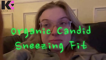 Preview 1 of Slut Gangbang Old Homeless - Organic Candid Sneezing Fit