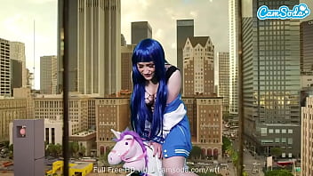Preview 2 of Odiaxxxvide Hd - Camsoda - Lizzie Love Cosplay As Hinata Hyuga - Naruto - Masturbates On Sybian