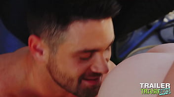 Preview 2 of My Dad Fair - TRAILERTRASHBOYS Muscular Beau Butler Barebacks Grant Ducati