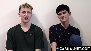 Preview 1 of Police Girl Raf - Adorable cute Aussie boys suck each other&#039_s cocks!