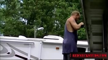 Preview 1 of Download Videoder Xxx - RedneckStuds.com- Construction worker stroking pov