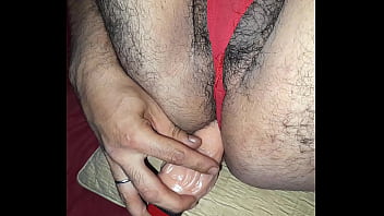 Preview 4 of Nude Thief - Probando el consolador doble