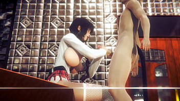 Preview 4 of Afridi Girl Porn - Hentai Uncensored 3D - Karen Handjob and blowjob Uncensored - Japanese Asian Manga Anime Film Game Porn