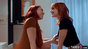 Preview 3 of Afgan Bbc Sex - Taboo6.com - Lesbian redhead MILF babes Aidra Fox and Kenna James passionate lesbo sex