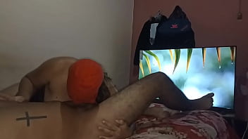 Preview 3 of Rap Fuck Blood - Me follo a mi hermanastra y me hace sexo oral toda la noche