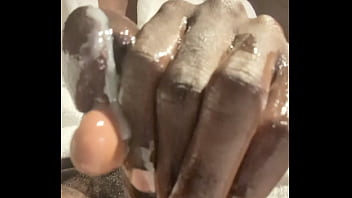 Preview 4 of Mom Gets Raped - Black amateur jerk big cock to a thick cumshot with dirty talk
