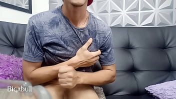 Preview 3 of Movel Mommy - Hot guy on camera shows big dick