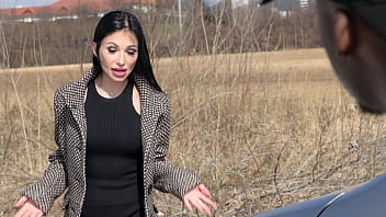 Preview 1 of Chumax - Sasha Rose User Her Pussy and Asshole as Car Insurance GP2421
