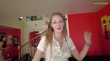 Preview 3 of Cute Girls Orgsm - cute girls that need to pee and piss their tight jeans and panties 2022