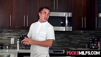 Preview 2 of Cfnm Initiation - FucksMILFs - His stepmom Lolly Dames,  and stepsister Kay Lovely,  grow worried that he&rsquo_ll end up a loser if he doesn&rsquo_t get a grip.