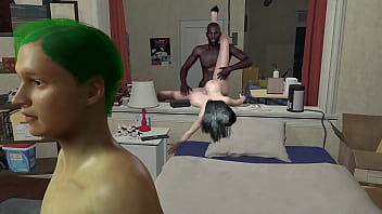 Preview 3 of Tamil Actor Vijay Cock - 3D horny slut have cuckold sex with her BBC boss