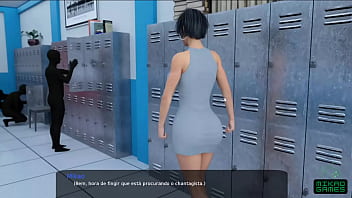 Preview 1 of Gngbang On Tits - Milfy City ep 17 Ganhei um Boquete de Recompensa da Professora Celia